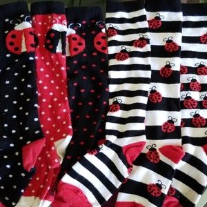 6 girls kneehigh socks